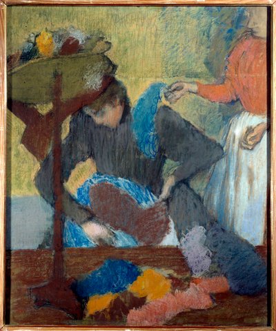 Chez la modiste, pastel d