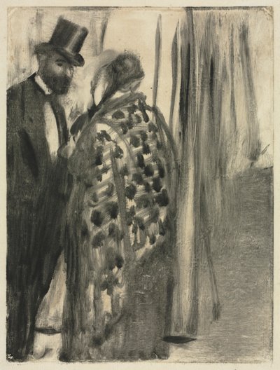 Conversation : Ludovic Halévy et Madame Cardinal La Conversation, vers 1880-1883 - Edgar Degas