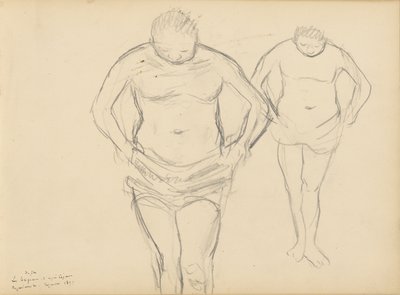 Copies des Baigneuses de Cézanne - Edgar Degas