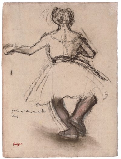 Danseuse, vue de dos - Edgar Degas