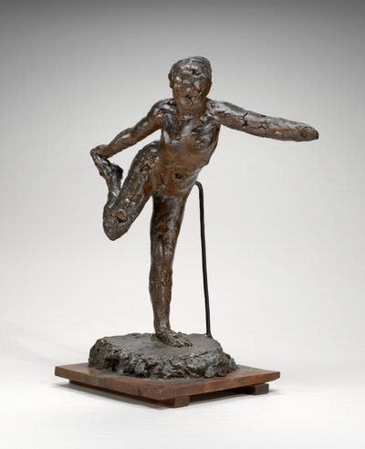 Danseuse tenant son pied droit dans sa main droite - Edgar Degas