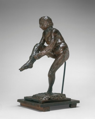Danseuse mettant son bas, 1890-1911 - Edgar Degas