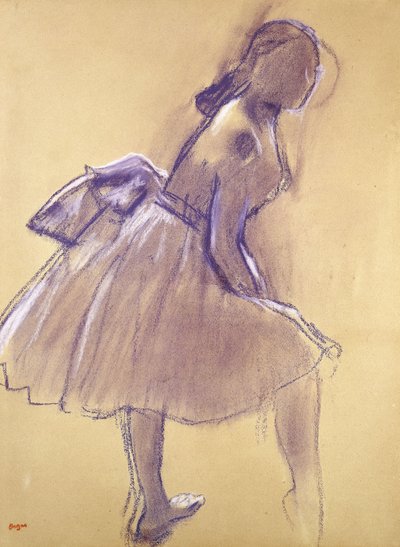 Danseuse debout, de profil - Edgar Degas