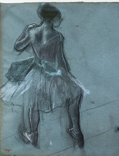 Danseuse de dos et trois études de pieds (détail) - Edgar Degas