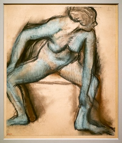 Danseuse en maillot de bain - Edgar Degas