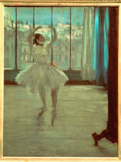 Danseuse devant une fenêtre - Edgar Degas
