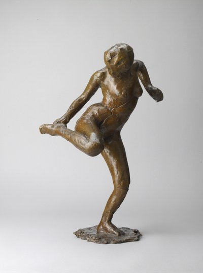 Danseuse regardant la plante de son pied droit - Edgar Degas