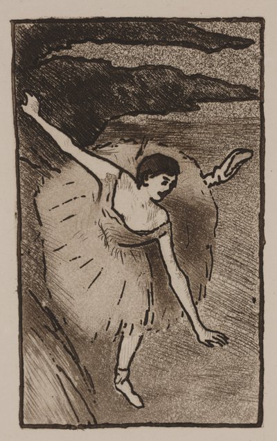 Danseuse sur scène, saluant - Edgar Degas