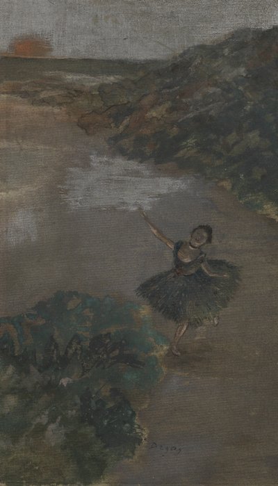 Danseuse sur scène - Edgar Degas