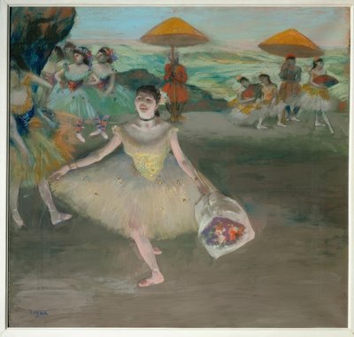 Danseuse sur scène - Edgar Degas
