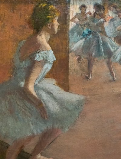 Danseurs montant un escalier (détail) - Edgar Degas