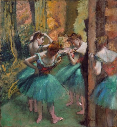 Danseuses en rose et vert - Edgar Degas