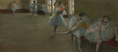 Danseuses dans la salle de classe, vers 1880 - Edgar Degas