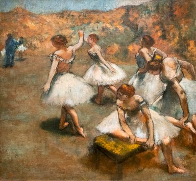 Danseuses sur scène - Edgar Degas