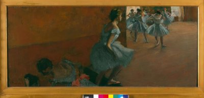 Danseuses montant un escalier - Edgar Degas
