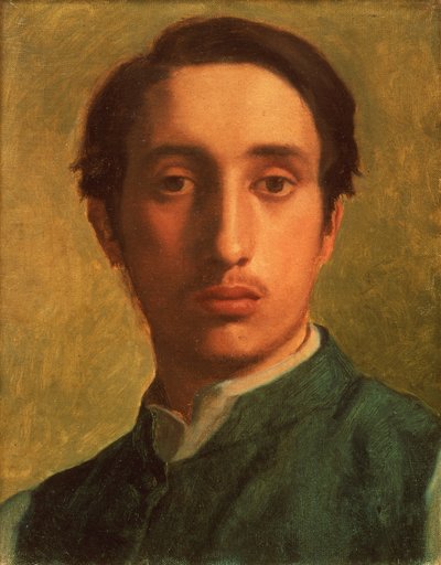 Degas en veste verte - Edgar Degas