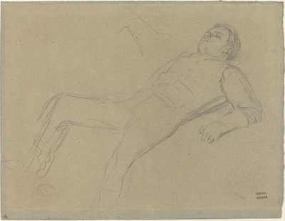 Jockey tombé (étude pour "Scène de la course d