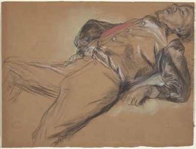 Jockey tombé (étude pour Scène de la course d