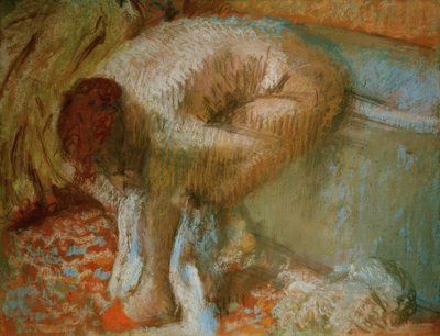 Femme séchant ses pieds après le bain - Edgar Degas