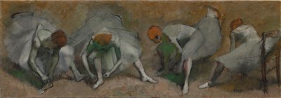 Frise de danseurs, vers 1895 - Edgar Degas