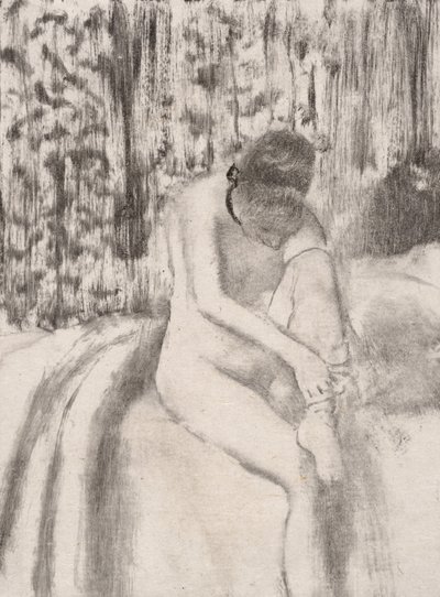Fille mettant ses bas, 1876-77 - Edgar Degas