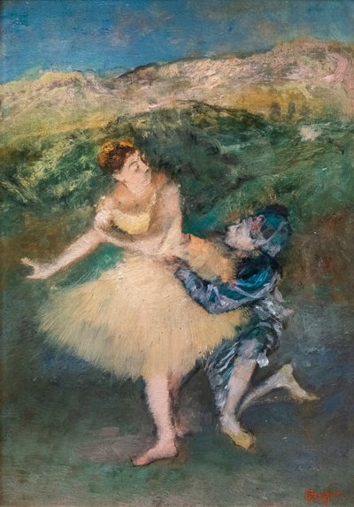 Arlequin et Colombine - Edgar Degas