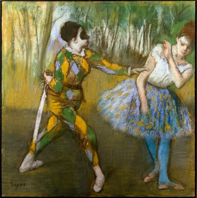Arlequin et Colombine - Edgar Degas