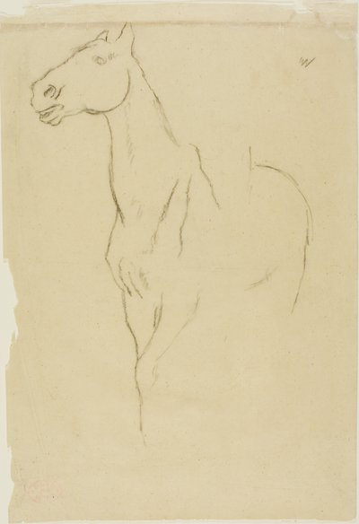 Cheval tourné trois-quarts - Edgar Degas