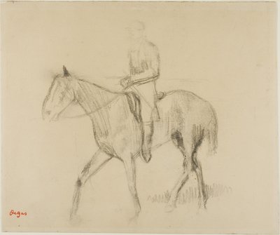 Cheval et cavalier - Edgar Degas