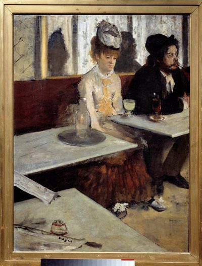Dans un café aussi appelé "Absinthe" - Edgar Degas