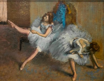 Dans une salle de répétition (détail) - Edgar Degas