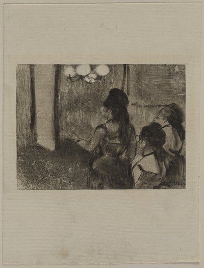 Dans le salon, vers 1880 - Edgar Degas