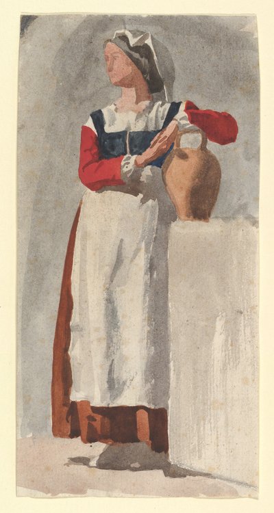 Femme italienne, c.1856-57 - Edgar Degas