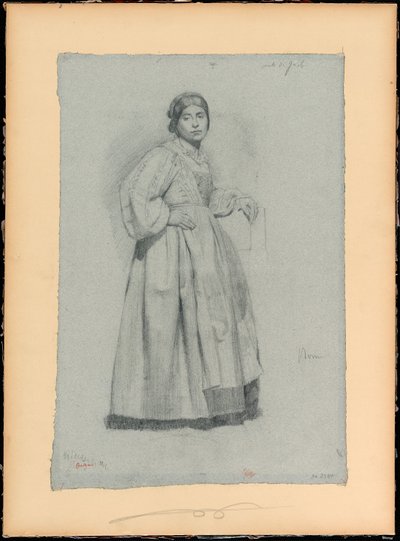 Italienne (Gaëta) - Edgar Degas