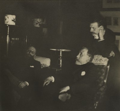Jules Taschereau, Edgar Degas et Jacques-Emile Blanche, décembre 1895 - Edgar Degas