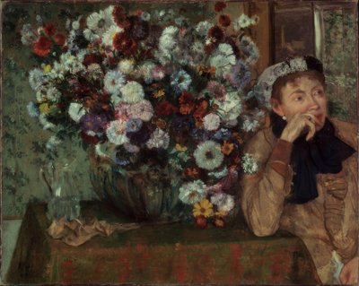 La Femme aux chrysanthèmes - Edgar Degas