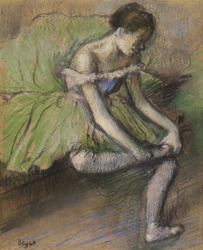La Jupe Verte - Edgar Degas