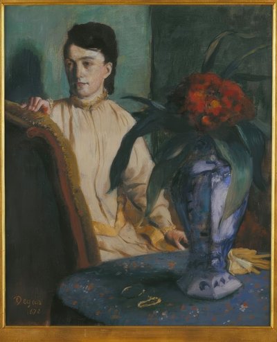 La femme à la potiche - Edgar Degas