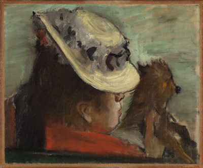 Dame avec un chien, c.1877 - Edgar Degas