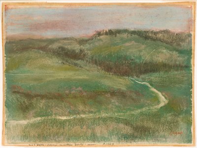Paysage - Edgar Degas