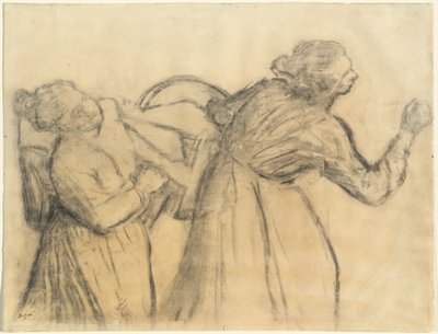 Blanchisseuse portant du linge - Edgar Degas