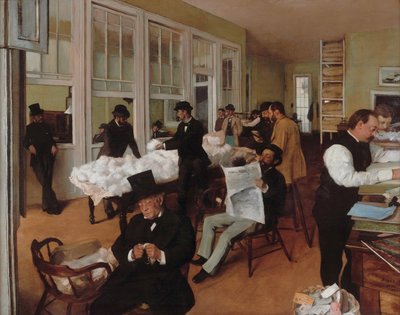 Le Bureau du coton à la Nouvelle-Orléans - Edgar Degas