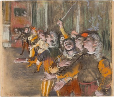 Les Choristes, 1877 - Edgar Degas