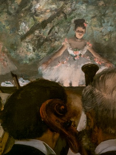 Les Musiciens (détail) - Edgar Degas