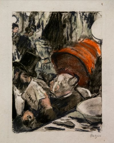 Ludovic Halévy écoutant l