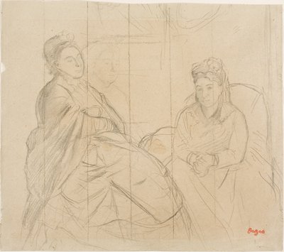 Madame Lisle et Madame Loubens - Edgar Degas