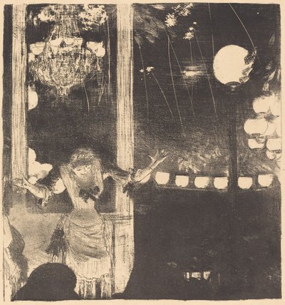 Mademoiselle Bécat au Café des Ambassadeurs - Edgar Degas