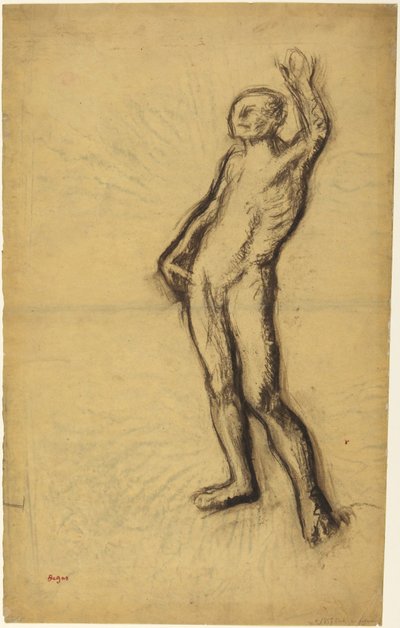 Männlicher Akt - Edgar Degas