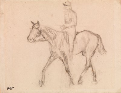 Homme à cheval - Edgar Degas