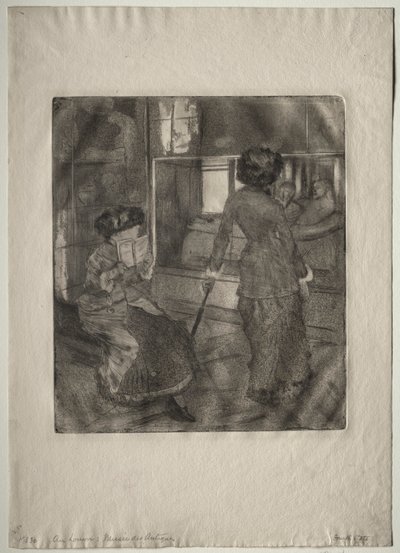 Mary Cassatt au Louvre : La galerie étrusque - Edgar Degas